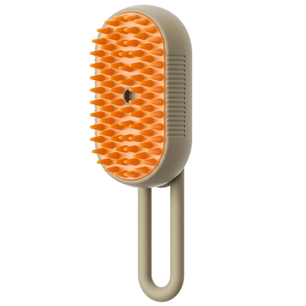 3-in-1 Pet Steam Brush | Grooming, Massage & Hair Removal for Cats & Dogs