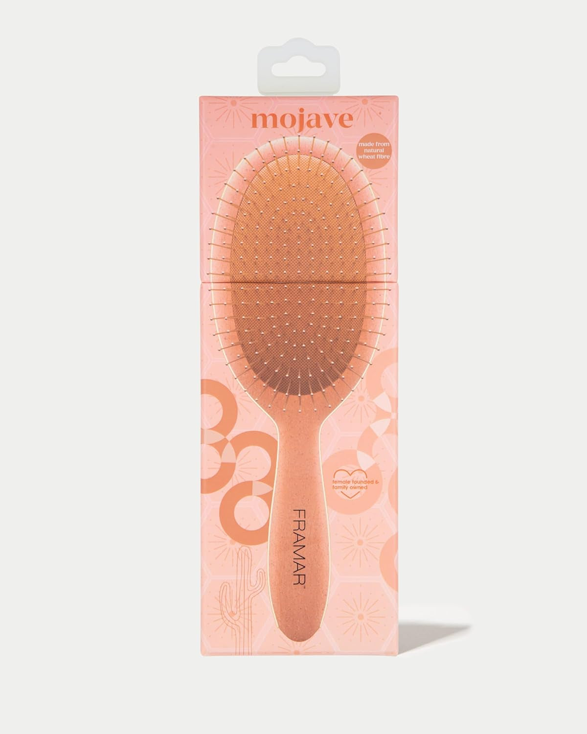 Ultimate Wet Hair Brush Detangler - Perfect for Curly, Straight, and All Hair Types - Transform Your Hair Care Routine with Mojave's Stylish Sienna Brush